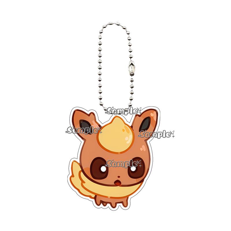 Cartoon Anime Umbreon Sylveon Jolteon Eevee Cute Acrylic Keychain Bag Charm Backpack Pendant Jewelry Ornaments Key Ring Gifts