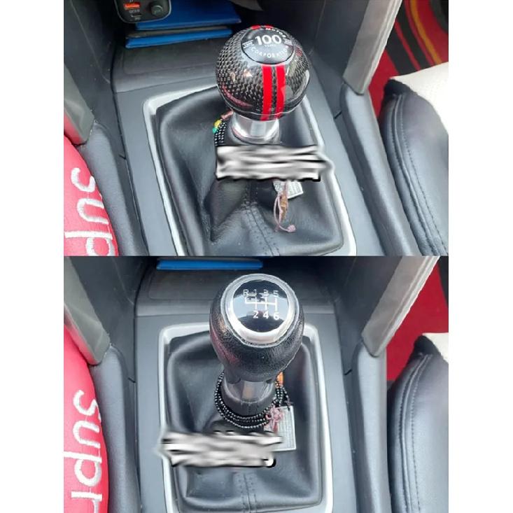 New 6 Speed Real Carbon Fiber Gear Shift Knob For Mazda MX5 MX-5 30 Years 100 Years Anniversary Gear Ball Head oro