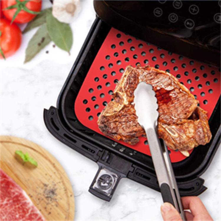 Silicone Washable Air Fryer Liner Mat Pad