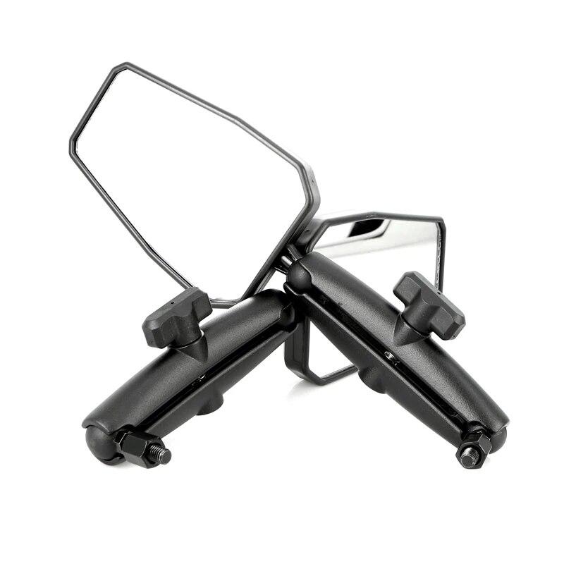 1 Paar Universal-Motorradspiegel, um 360 Grad drehbar, faltbar, Rückspiegel, Seitenspiegel