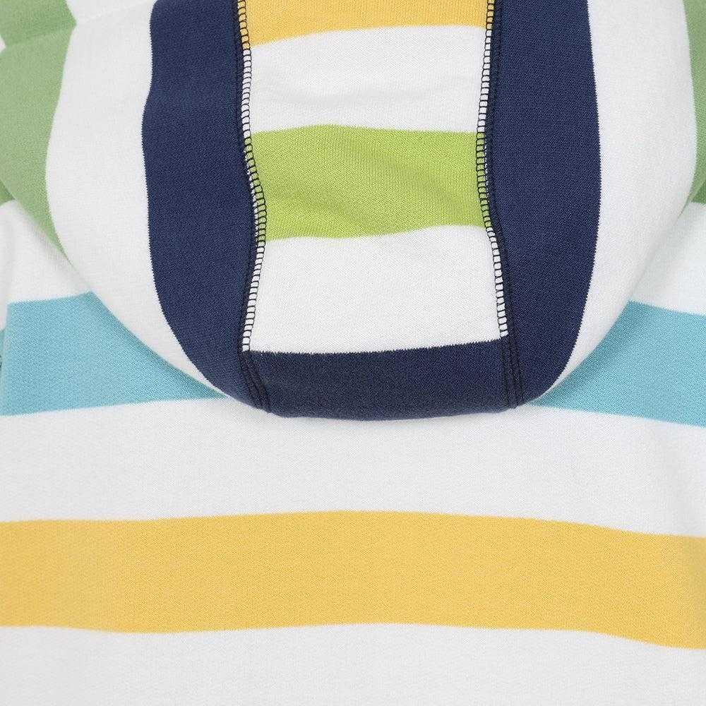 Lazy Jacks Womens/Ladies Striped Full Zip Hoodie
