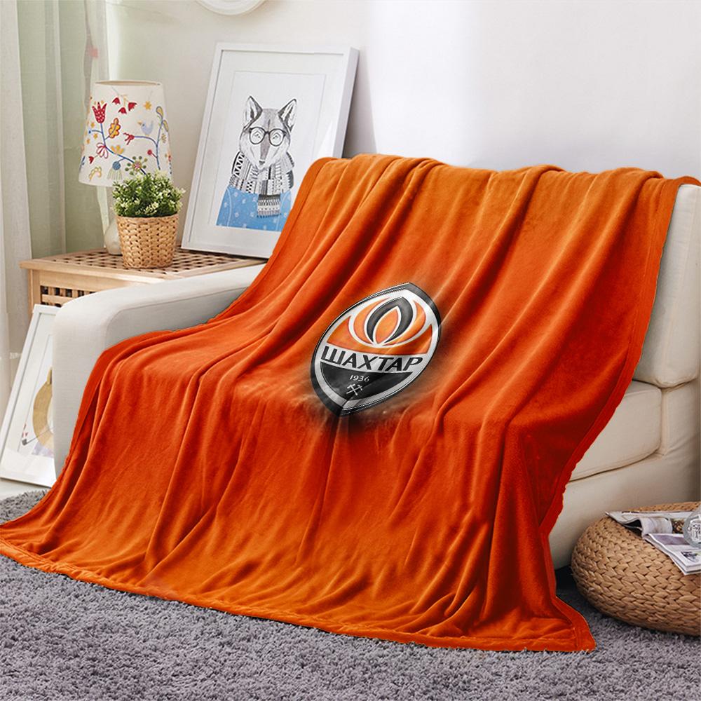 FC Shakhtar Donetsk  Print Flannel Blanket, High quality Comfortable for All Seasons, Home Decor, Warmth and Comfort