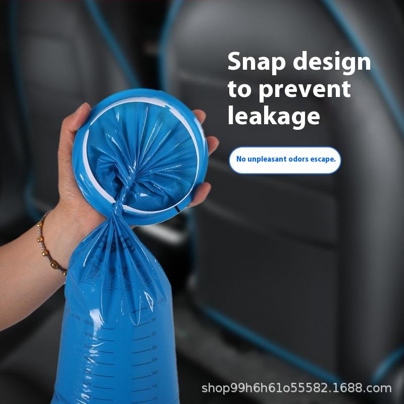 Spuckbeutel Plus mit Mundstück, 25er-Pack, Reißfest & Sicherer Kotzbeutel, Auslaufsicher, Verbesserter Verschlussring, 1000 ml Spuckbeutel