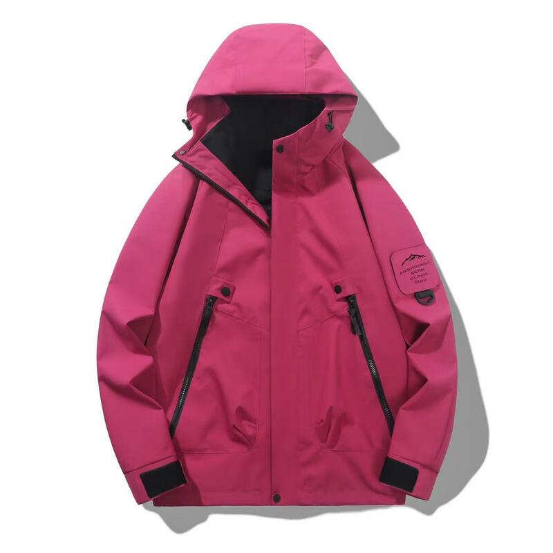 JOHLIN DREAM Unisex Single-Layer Windproof Waterproof Hooded Jacket