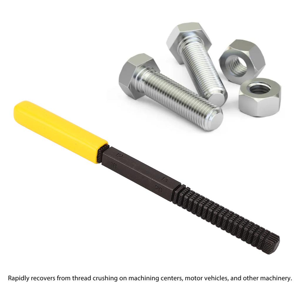 Thread Restoring File Thread File Fast 45 Steel SAE UN High Strength Professional Rustproof for Engineering