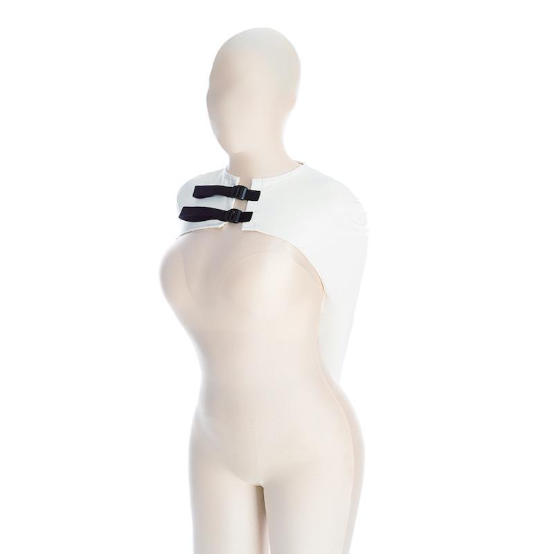 Unisex Intimate Bondage Collection with Adjustable Upper Body Harness Glove Hood Mask for Couple Opaque Binding Adult Sex Toys