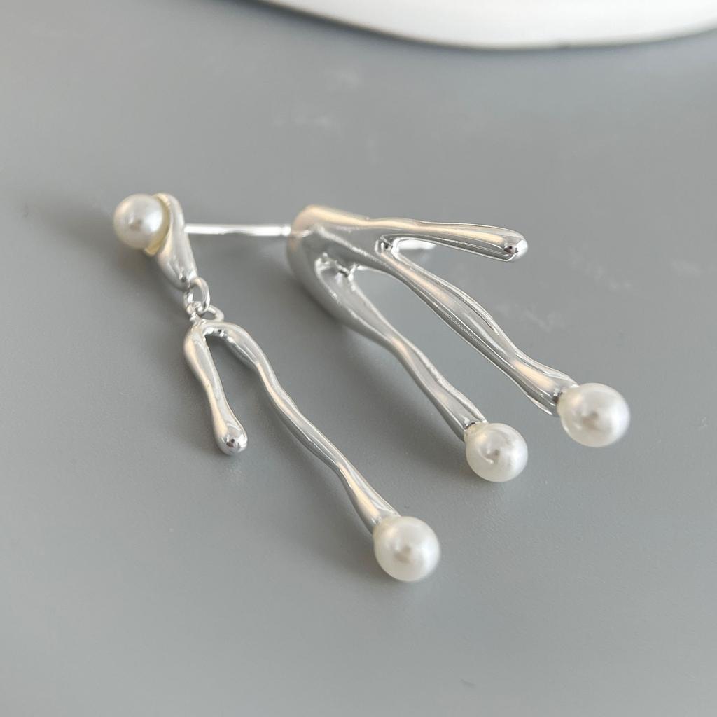 Xiaomi 925 Sterling Silver Earrings For Women Trendy Simple Wide Pearl Earring Jewelry Prevent Allergy Party Christmas Accessories