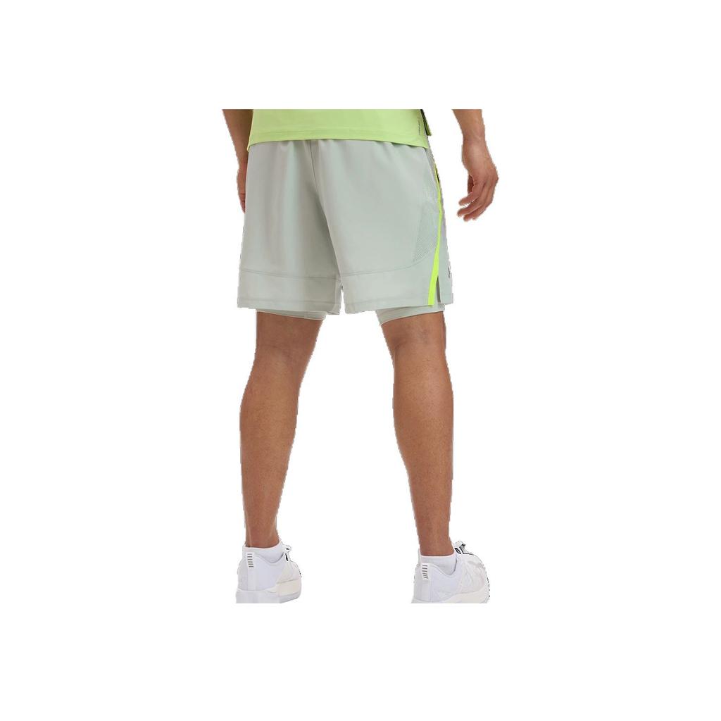Under Armour Launch Comfortable Simple Versatile Casual Shorts Men Shorts Hydrogen-Green 1382641-377