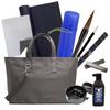 Calligraphy Set for New Muted with Size 7 Inkwell Included Year's Calligraphy Colors, Bag, Brush, (Gray)