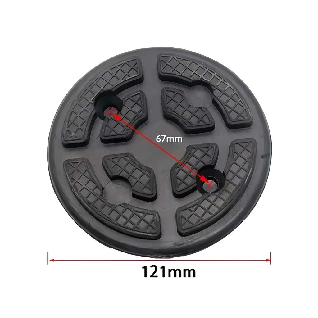1PC Jack Pad Lift Rubber Pad Frame Rail Adaptador para Pinch Weld Side Lifter Auto Lift Rubbers Pads Ferramenta para Jacks Lift Rubber Pad