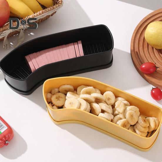 Luncheon Meat Kráječ na vejce Kráječ na ovocný salát Nerezová čepel Účinný kráječ párků v rohlíku pro šunky Avokáda Banány Cibule Multifunkční kuchyňský