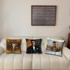 Singer Rauw Alejandro Nuestra Cushion Cover Living Room Accent Couch Back Support Square Lounge Restful Nap Companion Pillow Cas