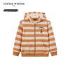 Teenie Weenie Kids Striped Bear Zipper Hoodie