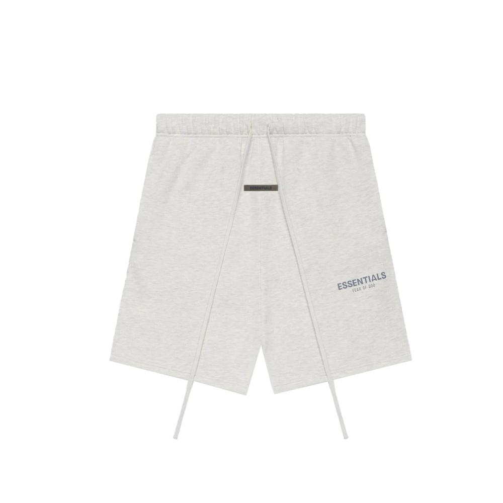 Short Fear of God Essentials Light Heather Oatmeal