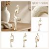 Scultura Figurina Umana Seduta Astratta Moderna Statua Decorativa Artistica Minimalista per Scaffale Tavolo Ufficio Casa Display