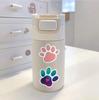 10/60pcs Cute Colorful Paw Print Stickers Cat Dog Paw Graffiti Stickers for DIY Luggage Laptop Skateboard Motorcycle Bicycle Sticker