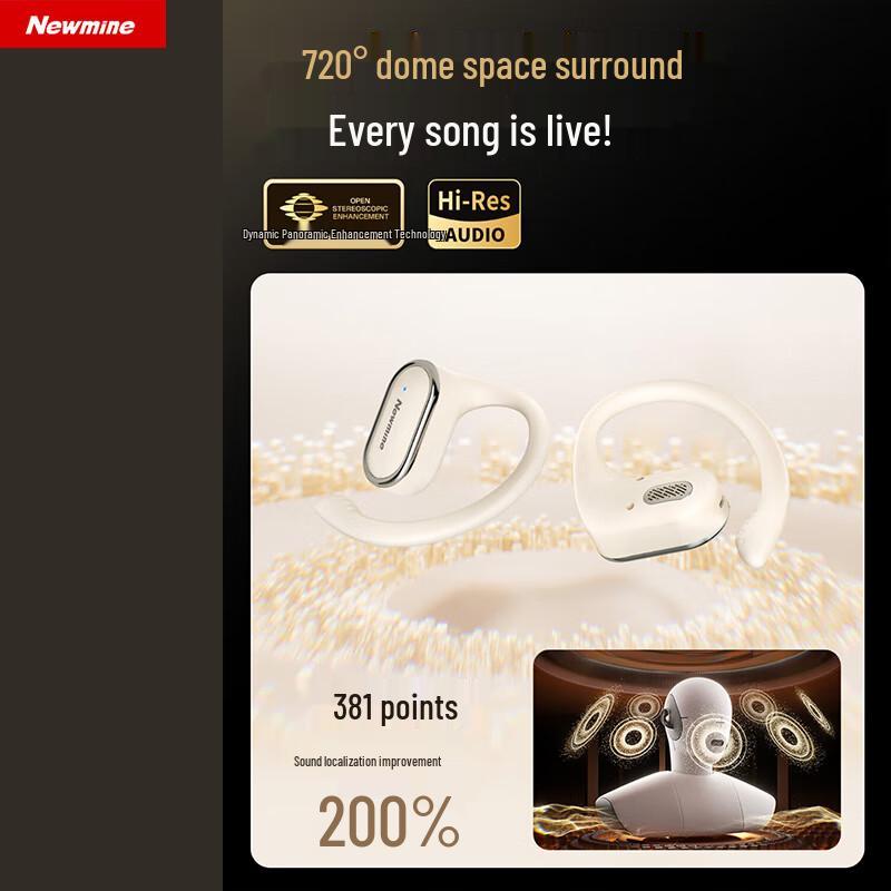 Newmine LY12 Open-Ear Sports Bluetooth Headset