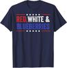 Red White and Blueberries Patriot Freedom TShirt Unisexs Fashion Letters Printed Saying Tee Novelty Gift Cotton Political Outfit