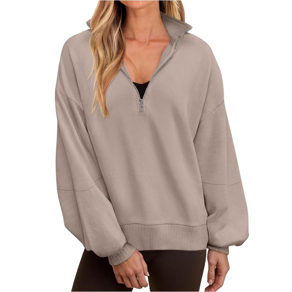 Women's Solid-color Fashionable Long-sleeved Top