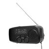 Solar Hand Crank Radio 2000mAh Battery AM FM WB Emergency Weather Radio with LED Flashlight for Outdoor Camping Hiking