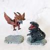 7 Stück Godzilla Actionfiguren Ghidorah Rodan Cartoon Q-Version Modell Spielzeug PVC Schreibtischdekoration Figur Sammler Kinder Spielzeug Geschenk
