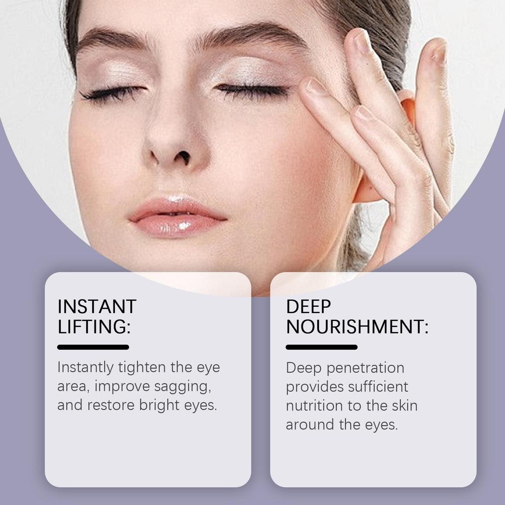 Bee Venom Firming Eye Cream Collagen Reduce Puffiness & Dark Circles Fades Fine Lines Eye Cream Brightening Eye Care Skincare