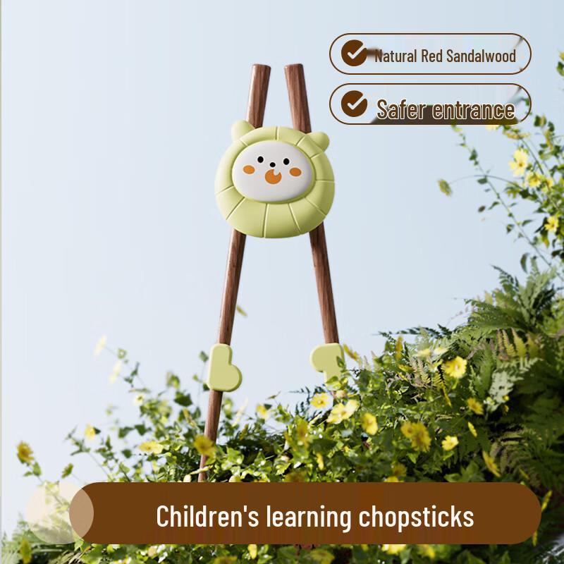 Anvelo Kids  Cartoon Wooden Learning Chopsticks
