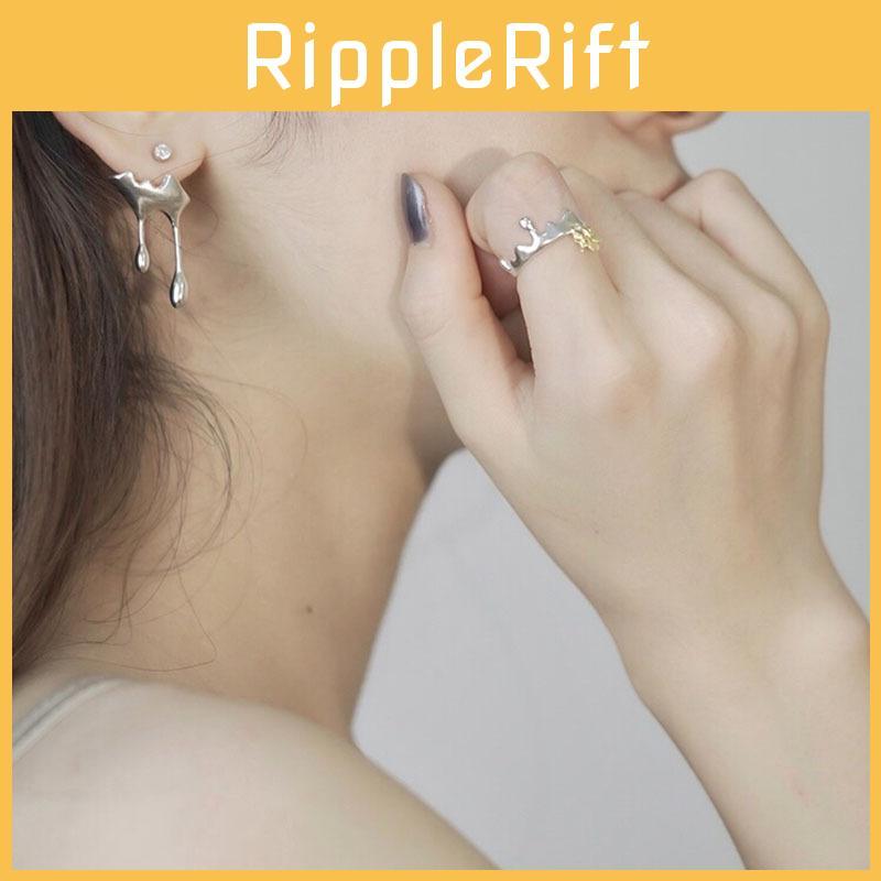 Korean Style Unique Bee Design Ring For Women Elegant Adjustable Copper Jewelry