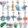 Charm Bead Charms Originale New Small Green Lizard Bead Fits Bracelets Necklaces Ideal For Women Charm Copper Luxury Do It Yourself Jewellery Party Gi