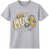 Music T Shirt Boombox Headphones Retro DJ Sound Graphic Vintage Tee