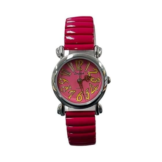 

bellows watch pink
