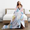Hololive Blanket Soft Warm Flannel Throw Blanket Cover for Bed Living room Picnic Travel Home Couch