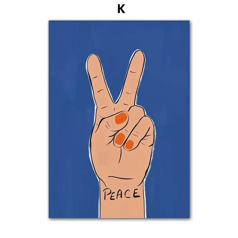 Nordische Retro Ästhetik Heimdekoration Wandkunst Blume Leinwand Ölgemälde