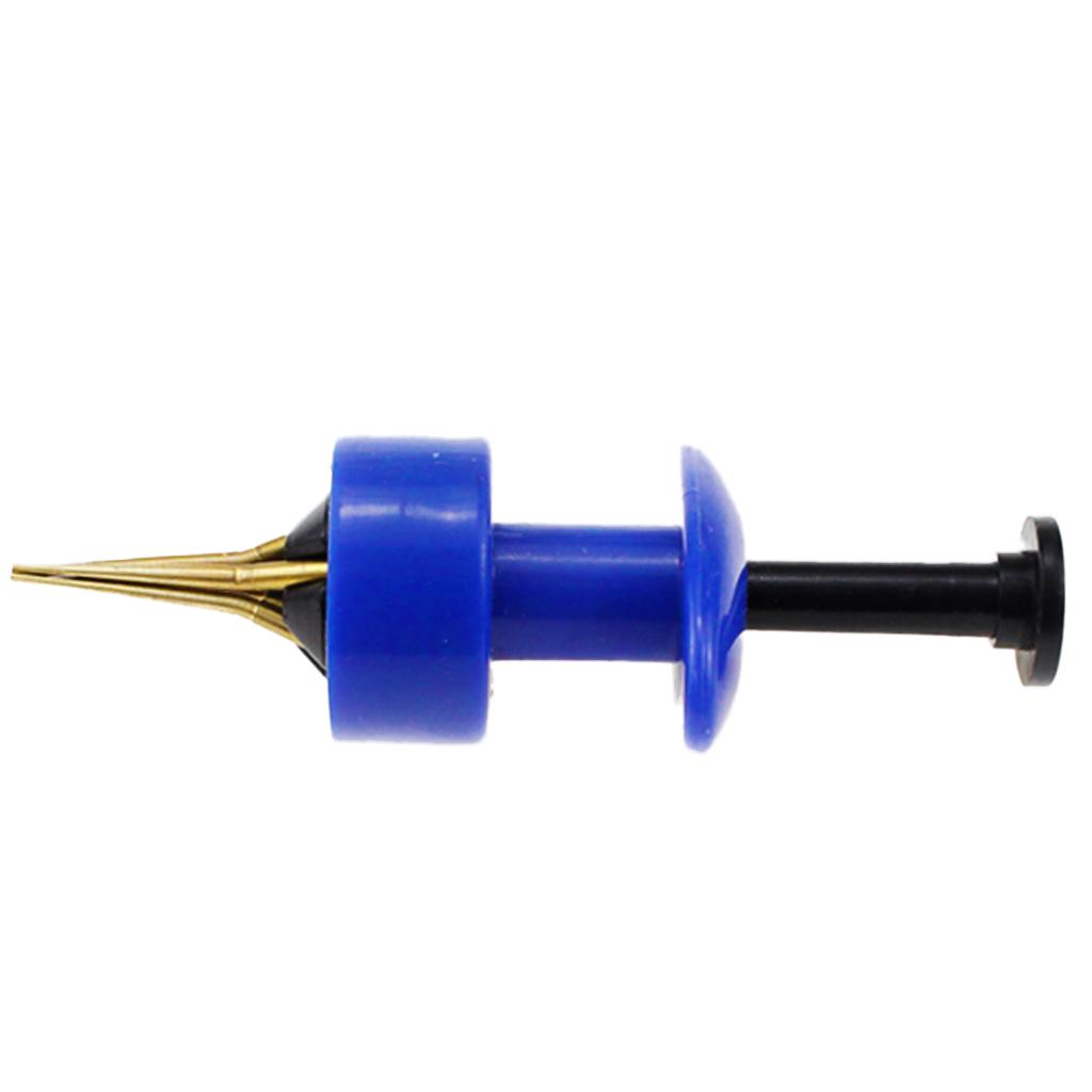 Blue Copper Bloodworm Clips Bait Lures Earthworm Clip Fishing Tackle Tool Blue Copper Bloodworm Clips Bait Lures Earthworm Clip Fishing Tackle Tool