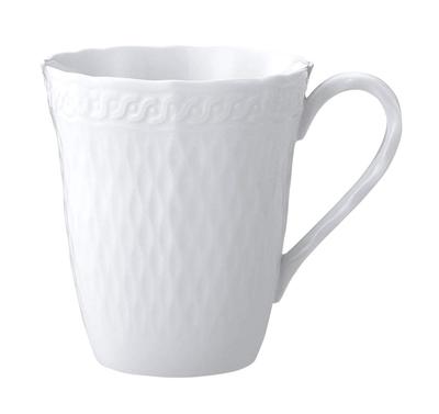 Tasse Noritake 420cc Cher Blanc Passe au micro-ondes Passe au lave-vaisselle Porcelaine fine (Blanc Premium) T94857/1655