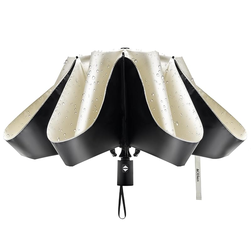 

[Reverse fold design 210g lightweight] ACEIKEN parasol UV cut 100 shading folding folding umbrella ladies Umbrella that can be used as a parasol Wind