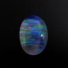 Lab-Created Opal Loose Gemstone 21.55 ct Boulder Oval Cut Multi Color October Birthday Birthstone