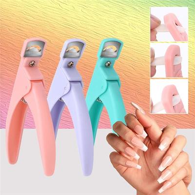 1PC Nail Art U Forma Pontas Falsas Arte Manicure Cortadores de Unhas Cortador ZH