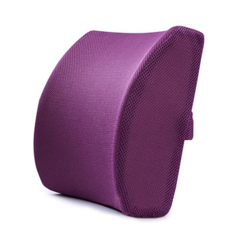 Lumbar Support Pillow for Office Chair Back Support Pillow for Car, Computer Chair, Soft Memory Foam Back Cushion