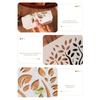 6 Pcs Tree Stencils Cartoon Leaf Stencils Hollow Out Drawing Templates for DIY Projects Reusable Painting Template