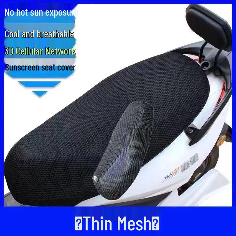 Breathable Waterproof Leather-Mesh EV Seat Cover: Heat-Insulating, Universal Fit