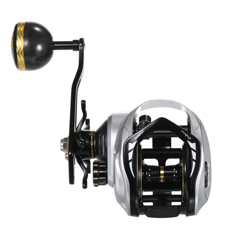 Baitcasting Reel 16KG Drag Power 6+1 BB 6.3:1 Single Handle Fishing Reel with Magnetic Brake System Baitcasting Reel with Bag