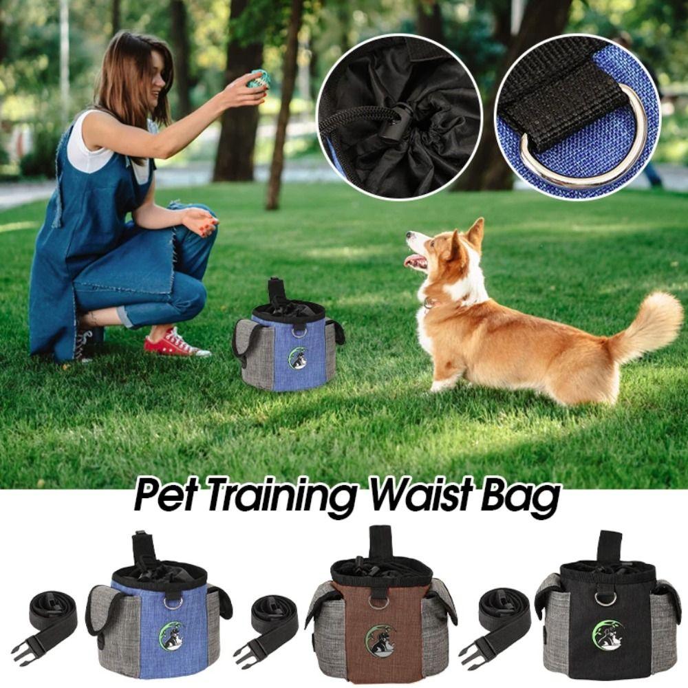 Wasserdichte Hundetraining Leckerchentasche Verschleißfest Fleckenresistent Trainings-Hüfttasche Oxford-Stoff Umweltfreundliche Hundefuttertasche