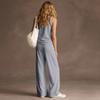 Fashionable Women's Vest V-neck Sleeveless Wide-leg Pants Set, Loose And Casual Two-piece Women's Set