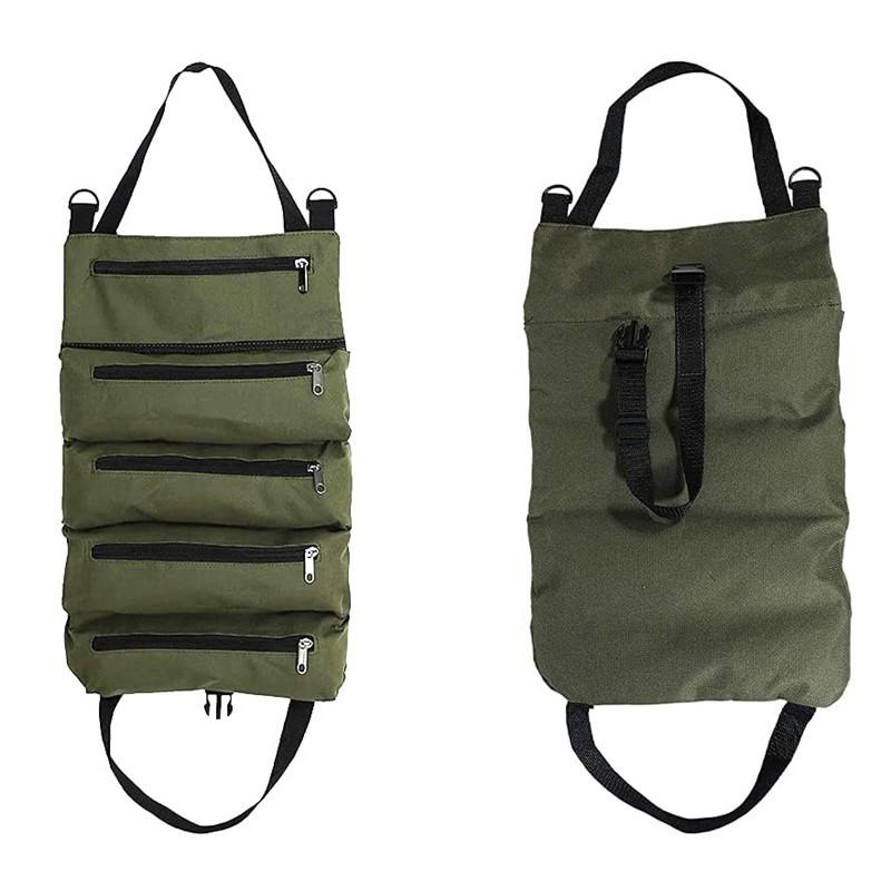 Car Tool Kit Electrician Bag Wear-resistant Tool Roll Multi-function Repair Tool Kit Car Tool Kit Auto Repair Kit