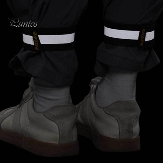 Safety Reflective Band Cycling Pants High Visibility Elastic Adjustable Men Women Bicycle Night Running Warming Leg Ankle Strap Accessories