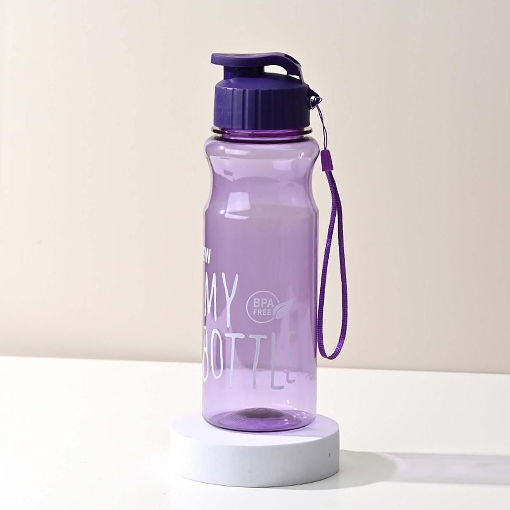 Water Bottle Food Grade Large Capacity Portable Fitness Sports Water Jug With Lanyard Outdoor Supply