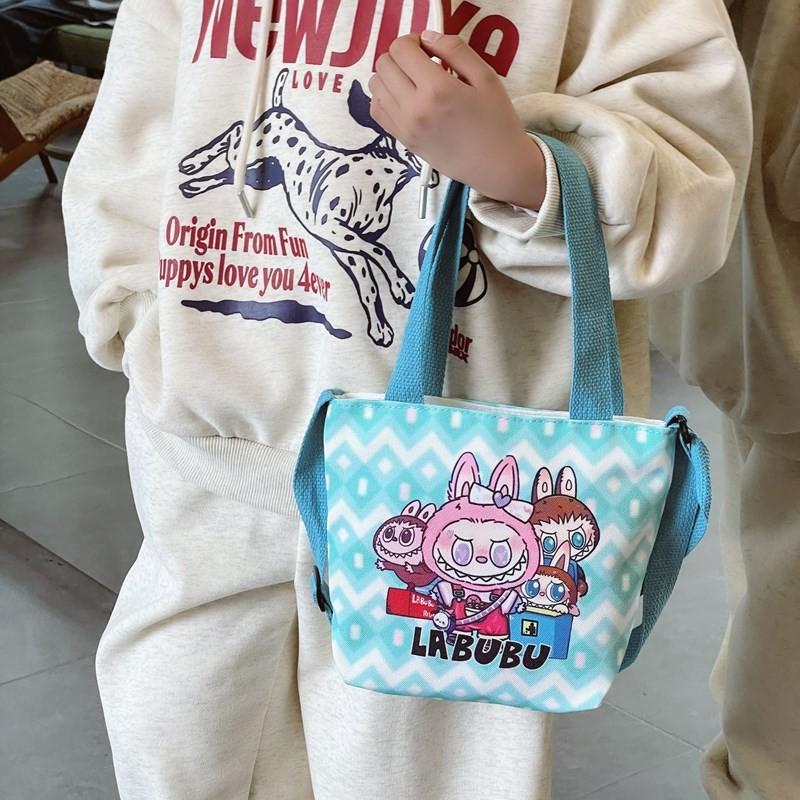 Cute Kids Shoulder Bag Fashionable Nylon Casual Cartoon Holder Snack