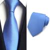 Cravatta da Uomo Raffinata Accessorio Versatile Cravatta a Quadri Elegante da Business per Banchetto