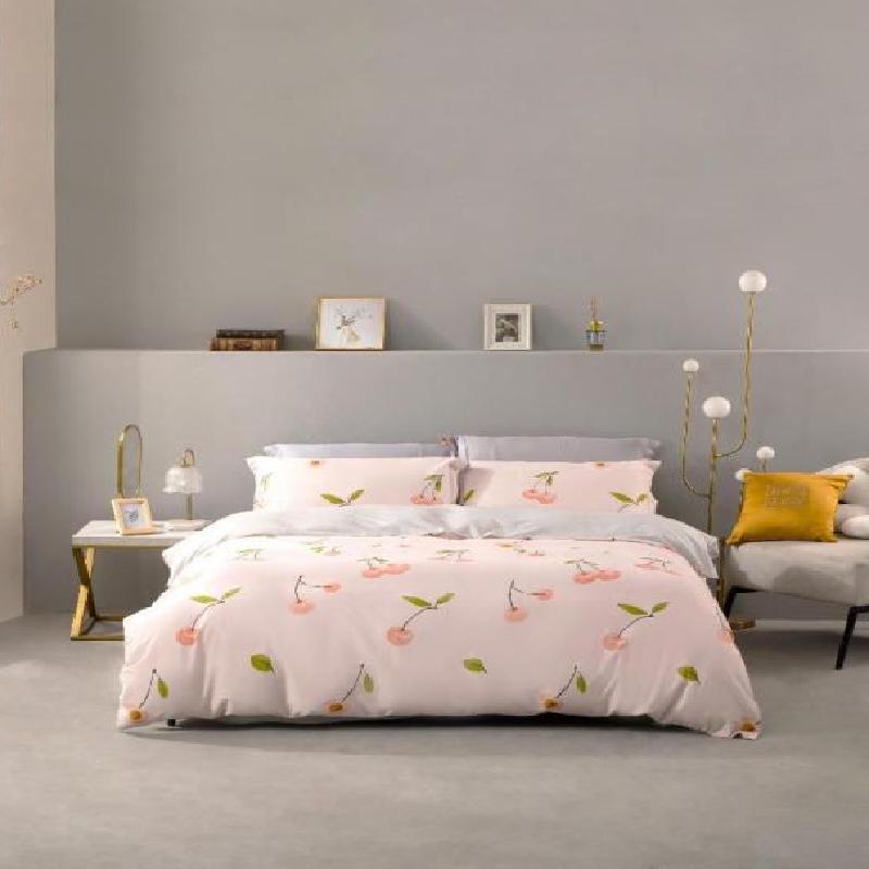 

Mercury Home Gentle Sweetheart Printed Cotton Quilt 4-Piece Set